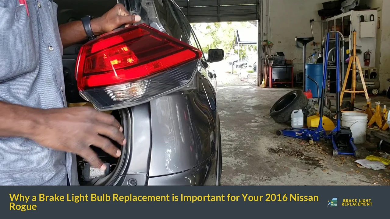 Why a Brake Light Bulb Replacement is Important for Your 2016 Nissan Rogue