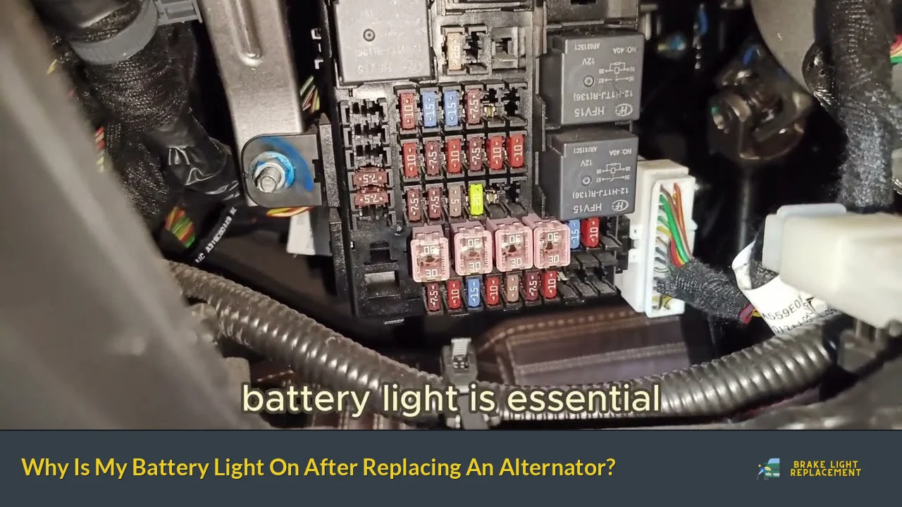 Why Is My Battery Light On After Replacing An Alternator?