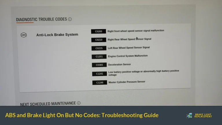 ABS and Brake Light On But No Codes: Troubleshooting Guide