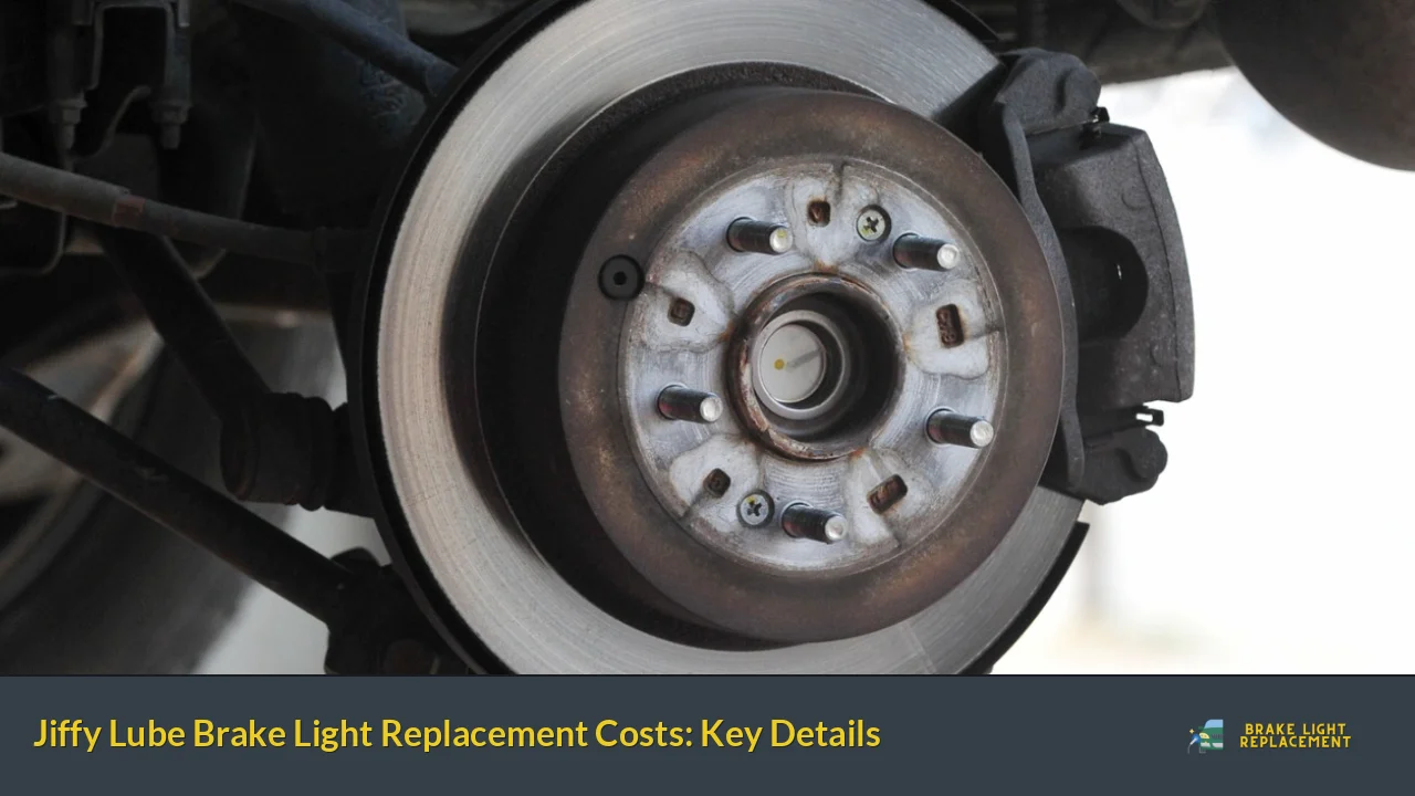 Jiffy Lube Brake Light Replacement Costs: Key Details