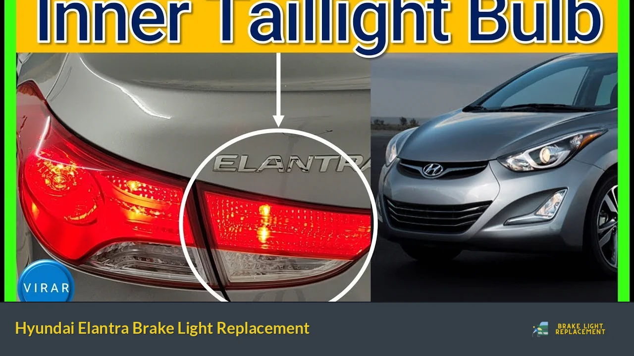 Hyundai Elantra Brake Light Replacement