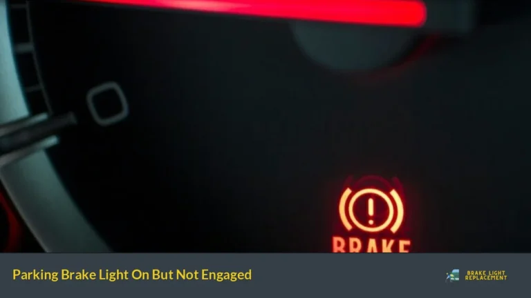 Parking Brake Light On But Not Engaged