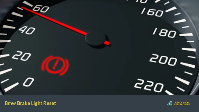 Bmw Brake Light Reset