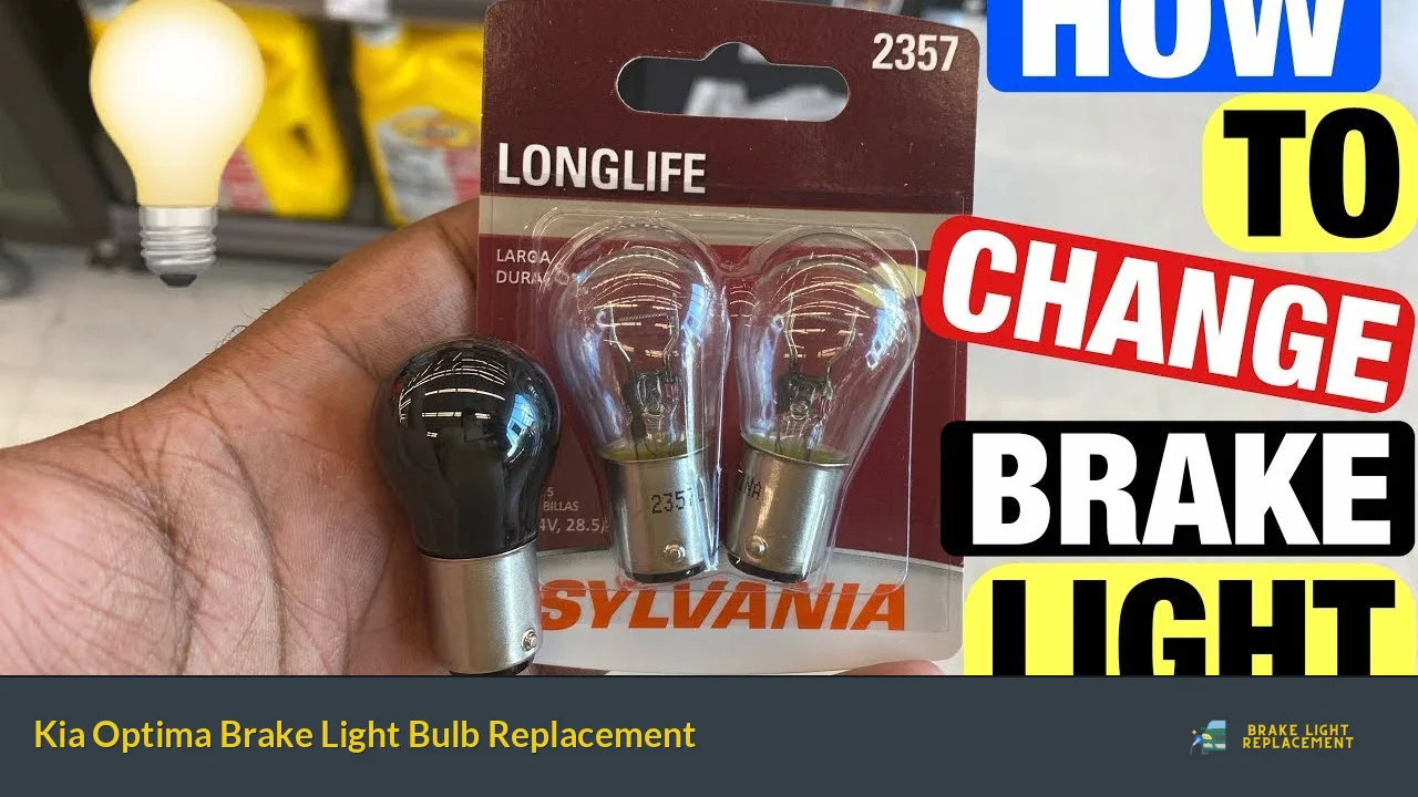 Kia Optima Brake Light Bulb Replacement