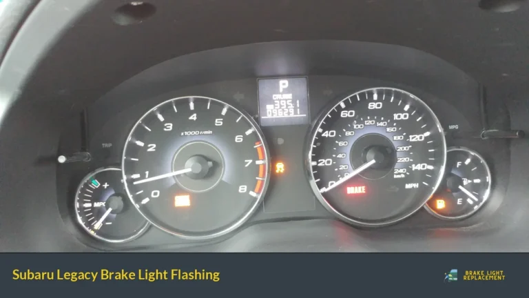 Subaru Legacy Brake Light Flashing