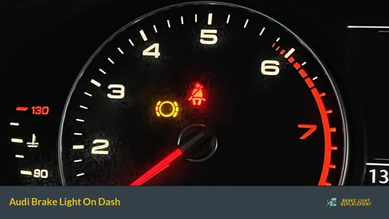 Audi Brake Light On Dash