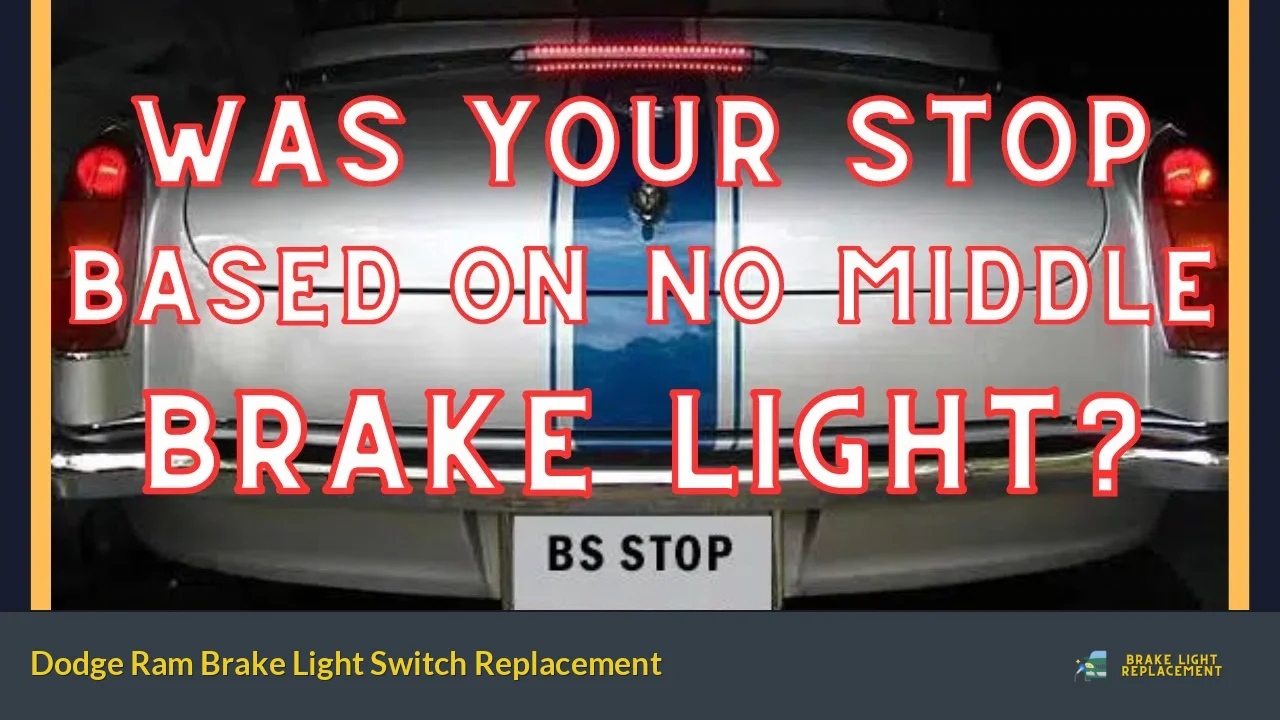 Dodge Ram Brake Light Switch Replacement