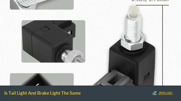 Is Tail Light And Brake Light The Same