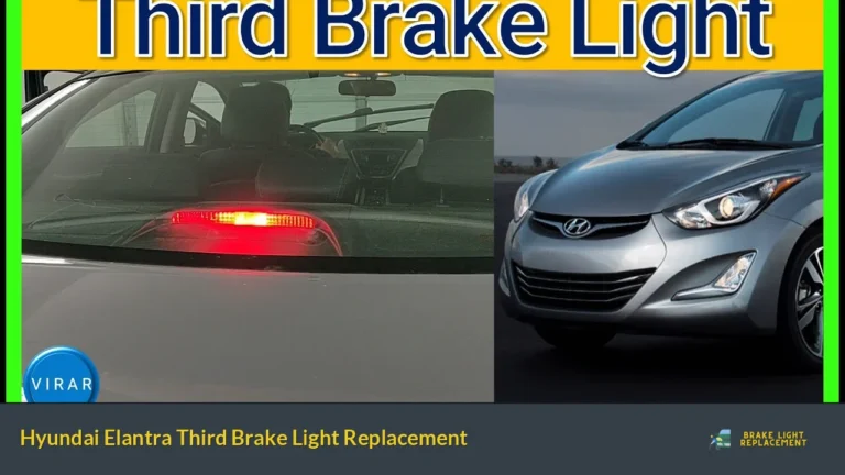 Hyundai Elantra Third Brake Light Replacement