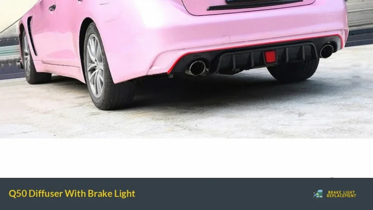 Q50 Diffuser With Brake Light