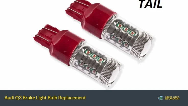 Audi Q3 Brake Light Bulb Replacement