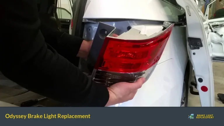 Odyssey Brake Light Replacement