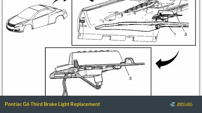 Pontiac G6 Third Brake Light Replacement