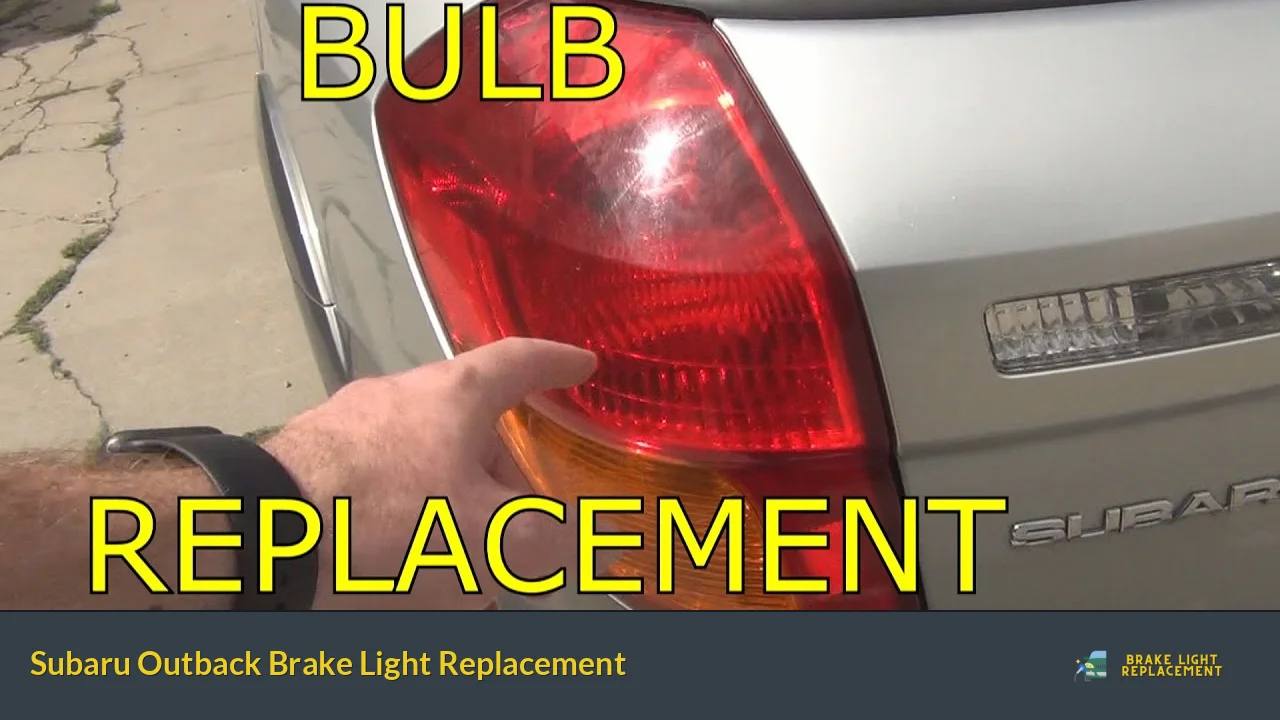 Subaru Outback Brake Light Replacement