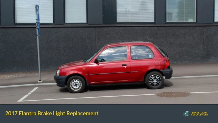 2017 Elantra Brake Light Replacement