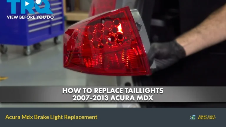 Acura Mdx Brake Light Replacement