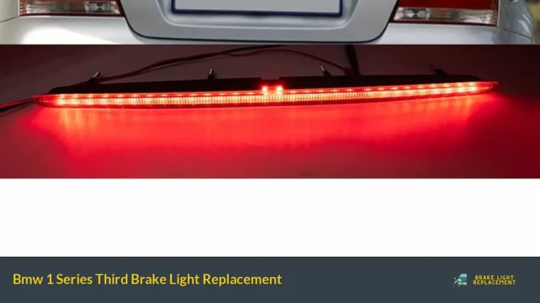 Bmw 1 Series Third Brake Light Replacement