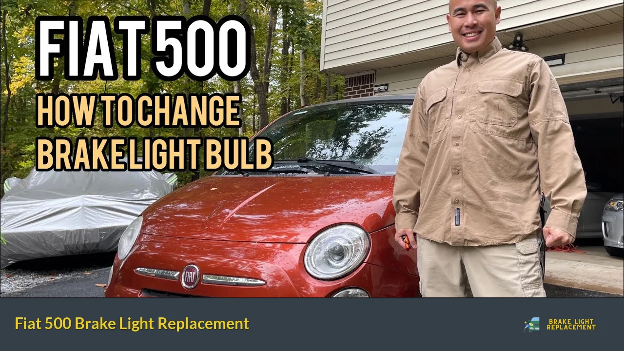 Fiat 500 Brake Light Replacement