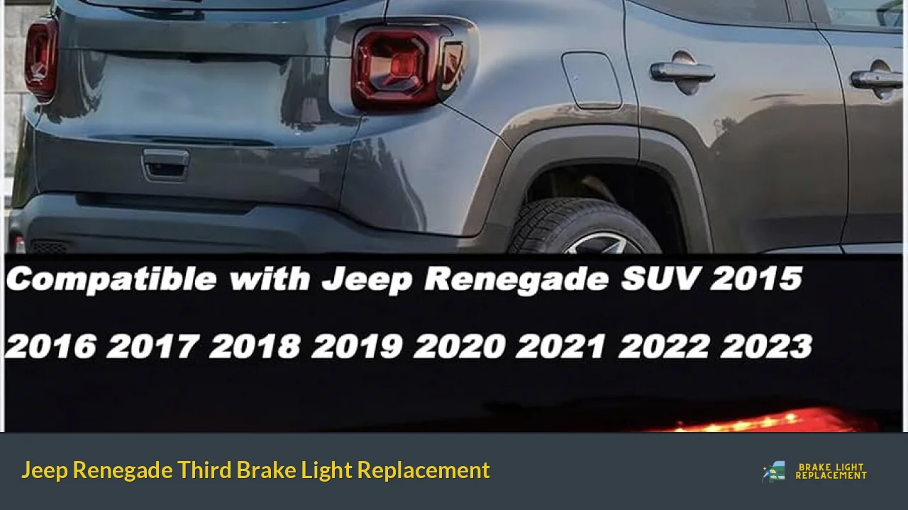 Jeep Renegade Third Brake Light Replacement