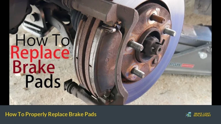 How To Properly Replace Brake Pads