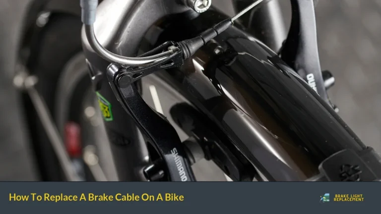 How To Replace A Brake Cable On A Bike