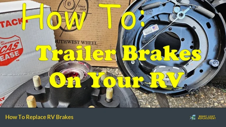 How To Replace RV Brakes