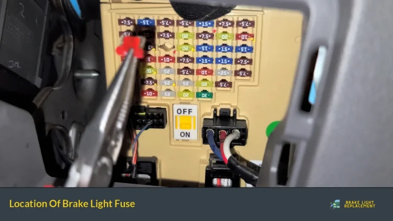 Location Of Brake Light Fuse