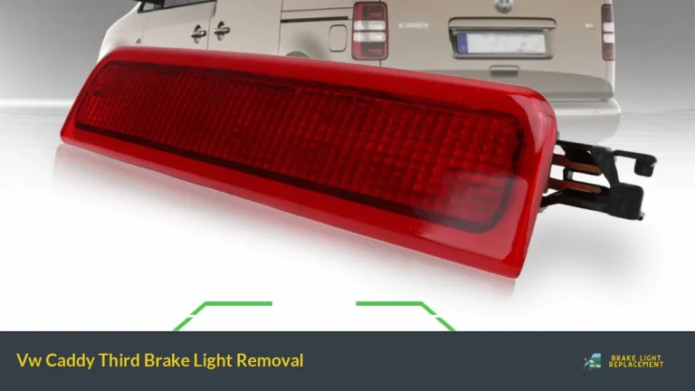 Vw Caddy Third Brake Light Removal