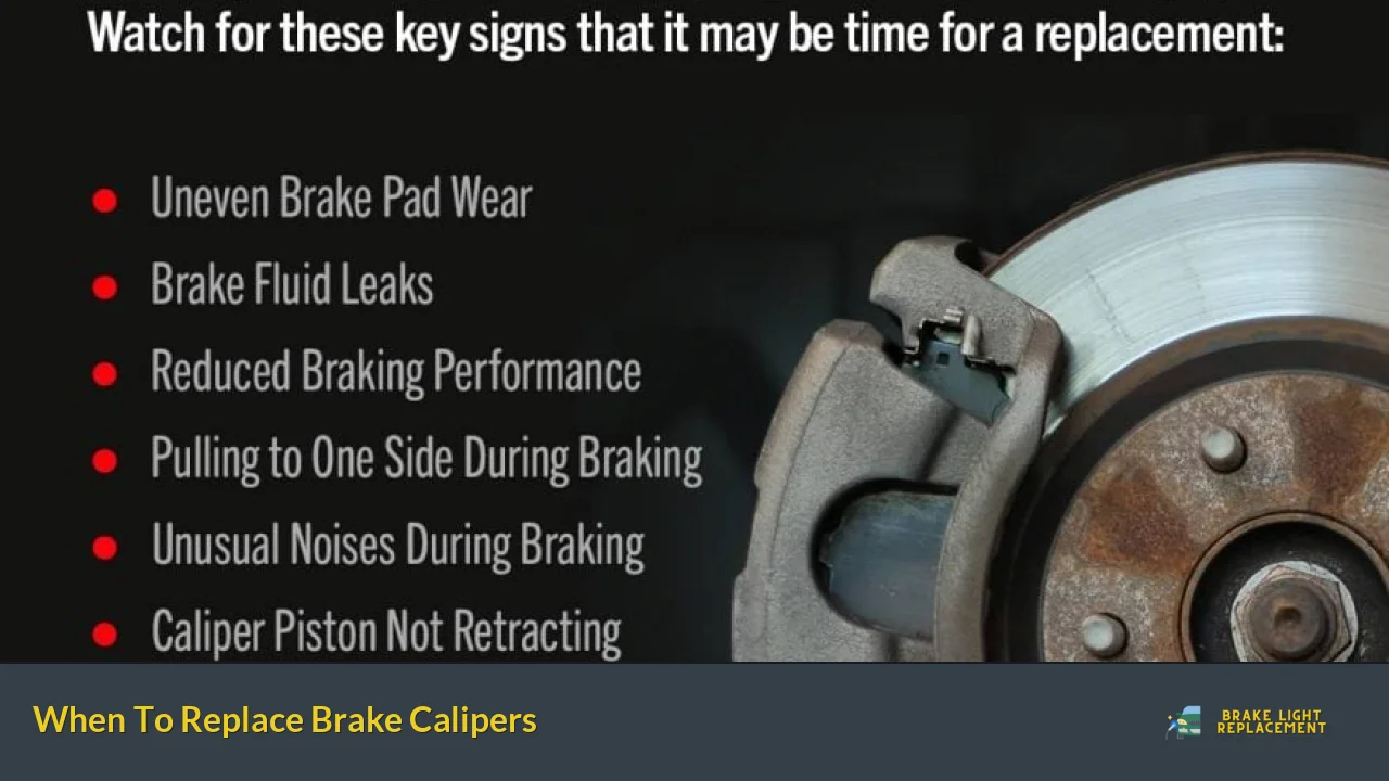 When To Replace Brake Calipers