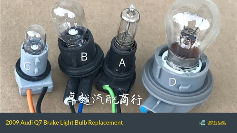 2009 Audi Q7 Brake Light Bulb Replacement