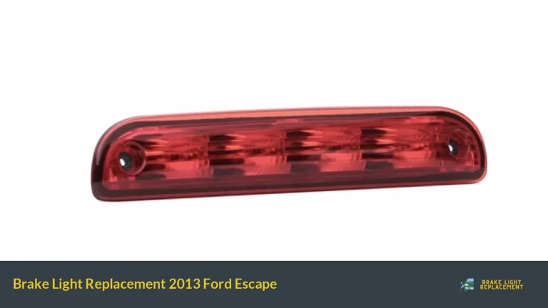 Brake Light Replacement 2013 Ford Escape